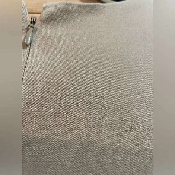 J. Crew Tan Stretchy Dress Size 4P. - Picture 8 of 10